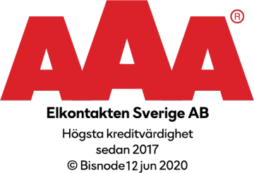 AAA – högsta kreditvärdighet, Elkontakten Sverige AB